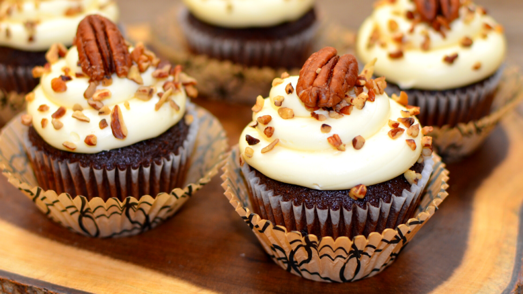 Chocolate Pecan Cupcakes
