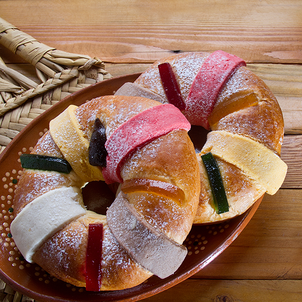 holiday recipes, rosca de reyes