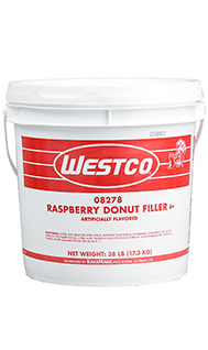 pail of Raspberry Donut Filler Filling 08278