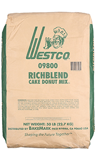 bag of Richblend Cake Donut Mix 09800