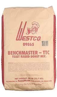 bag of Benchmaster Yeast Raised Donut Mix 09865