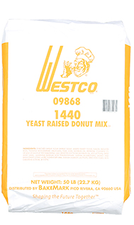 bag of 1440 Yeast Raised Donut Mix 09868