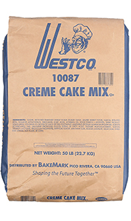 bag of Crème Cake Mix 10087