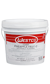 pail of Pineapple Fruit-O 12451