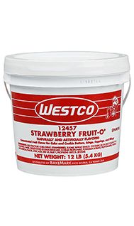 pail of Strawberry Fruit-O 12457