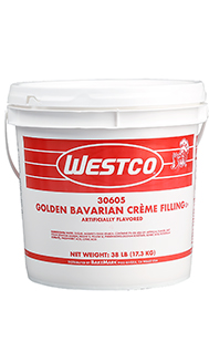 Tub of Golden Bavarian Crème Filling 30605