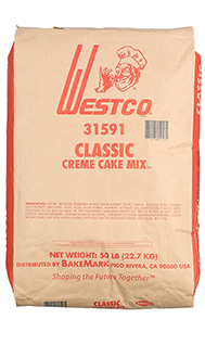 bag of Classic Crème Cake Mix 31591