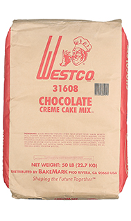 bag of Chocolate Crème Cake Mix 31608