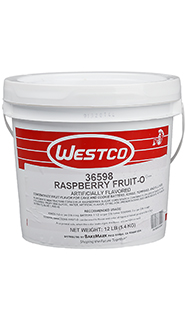 tub of Raspberry Fruit-O 36598