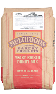 bag of Early Riser Yeast Raised Donut Mix 58388