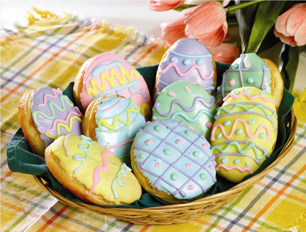 easter egg donut