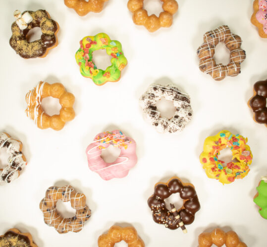 Assortment Of Decorated Mochi Donuts