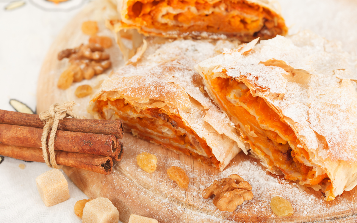 Fall Pumpkin Strudel