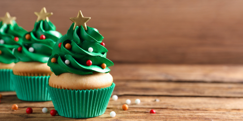 Christmas Tree Cupcakes