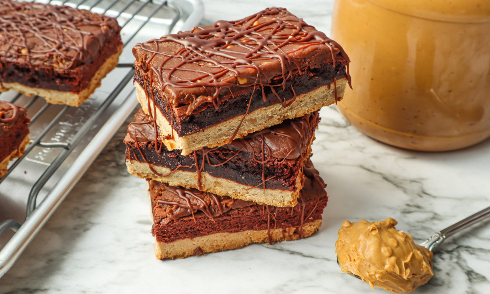 Peanut Butter Brownie Bars