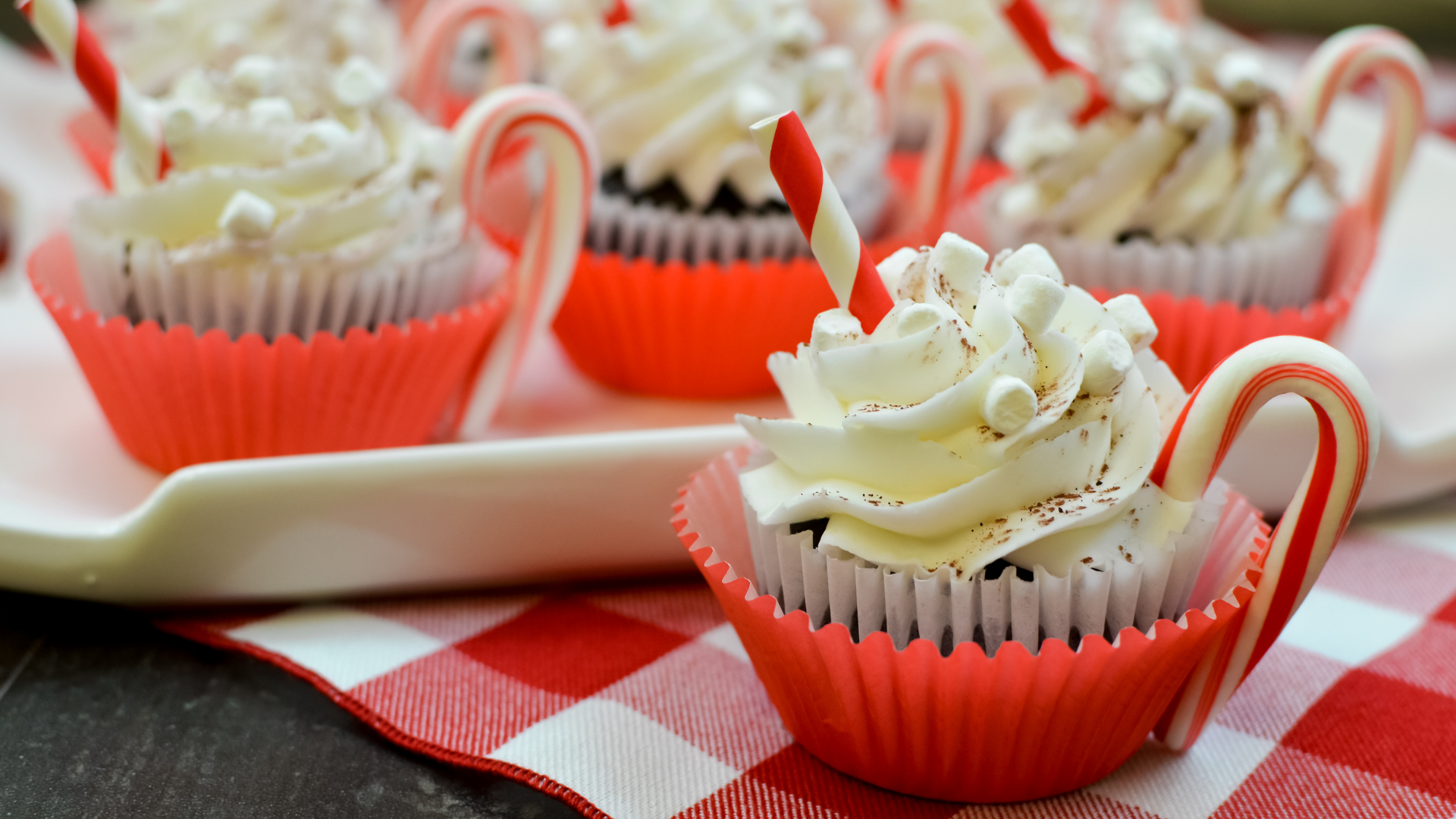 Peppermint Chocolate Cupcakes