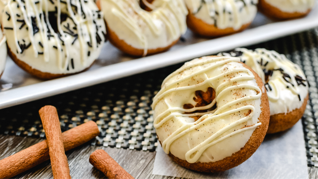 Recipes - Eggnog Donuts - Bringing a holiday drink to your holiday sweets!