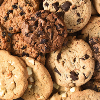 an assortment of cookies