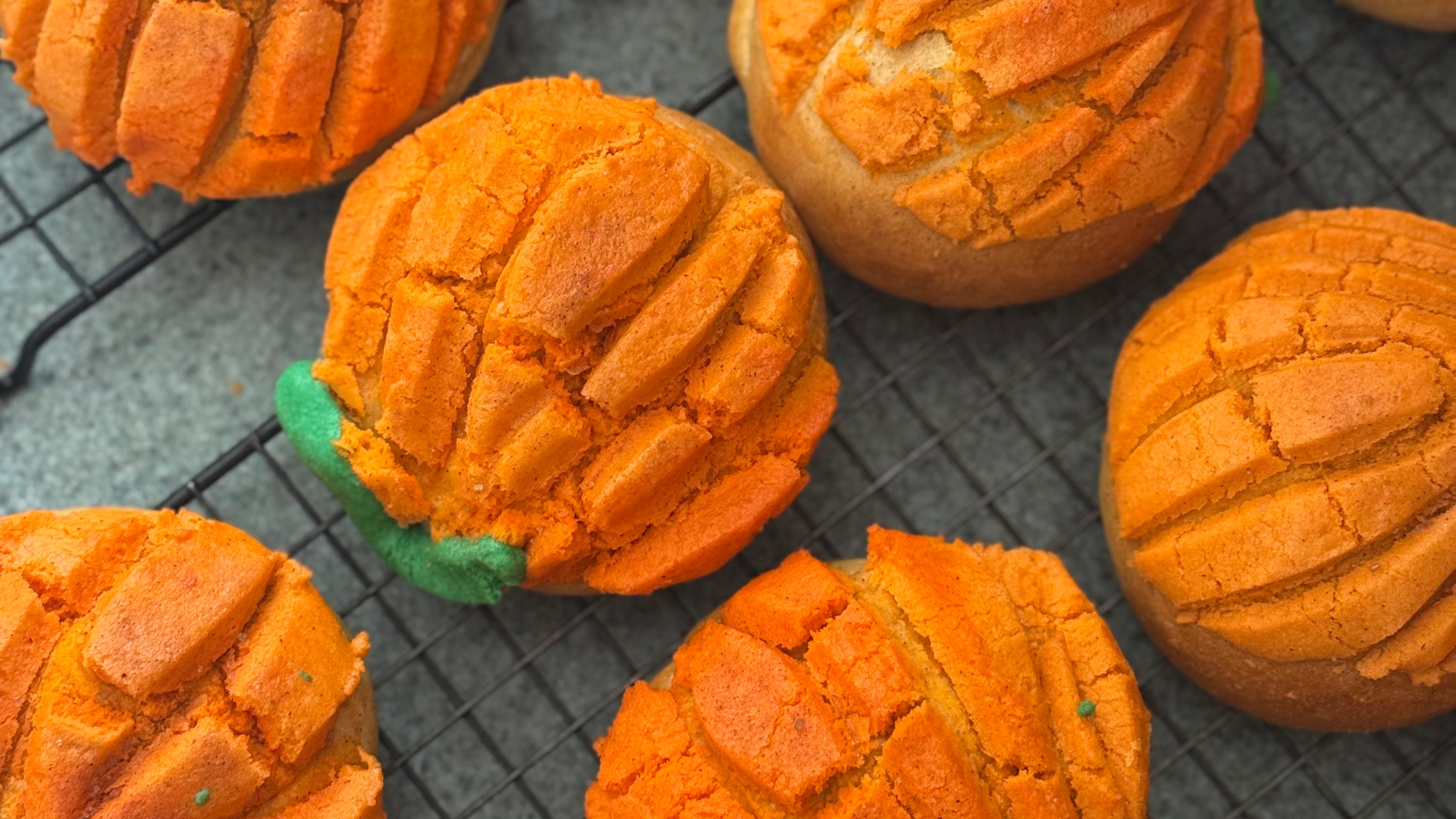 Pumpkin Spiced Conchas